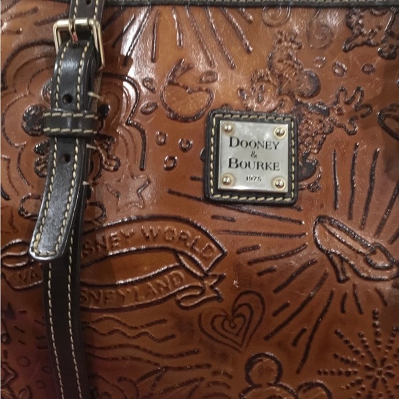 Dooney & Bourke Tan Embossed Tote - Picture 10 of 15